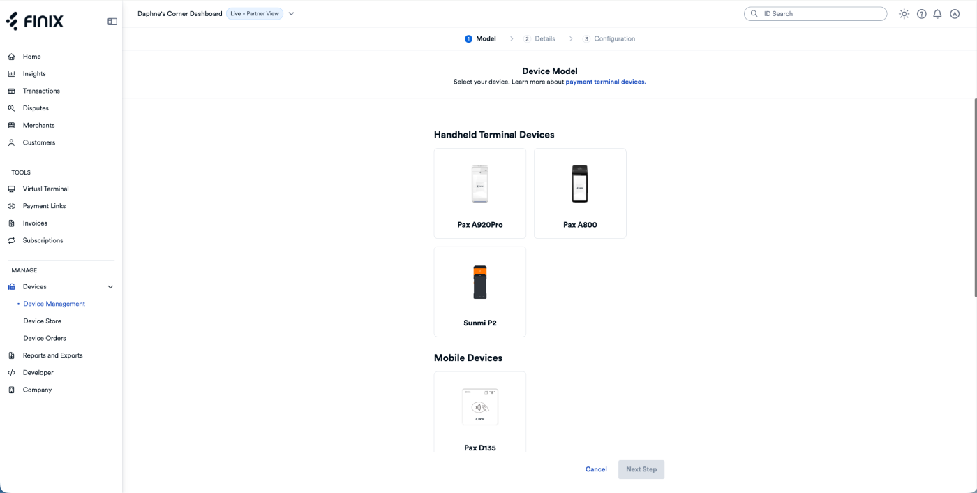 Payment Devices - Device Model