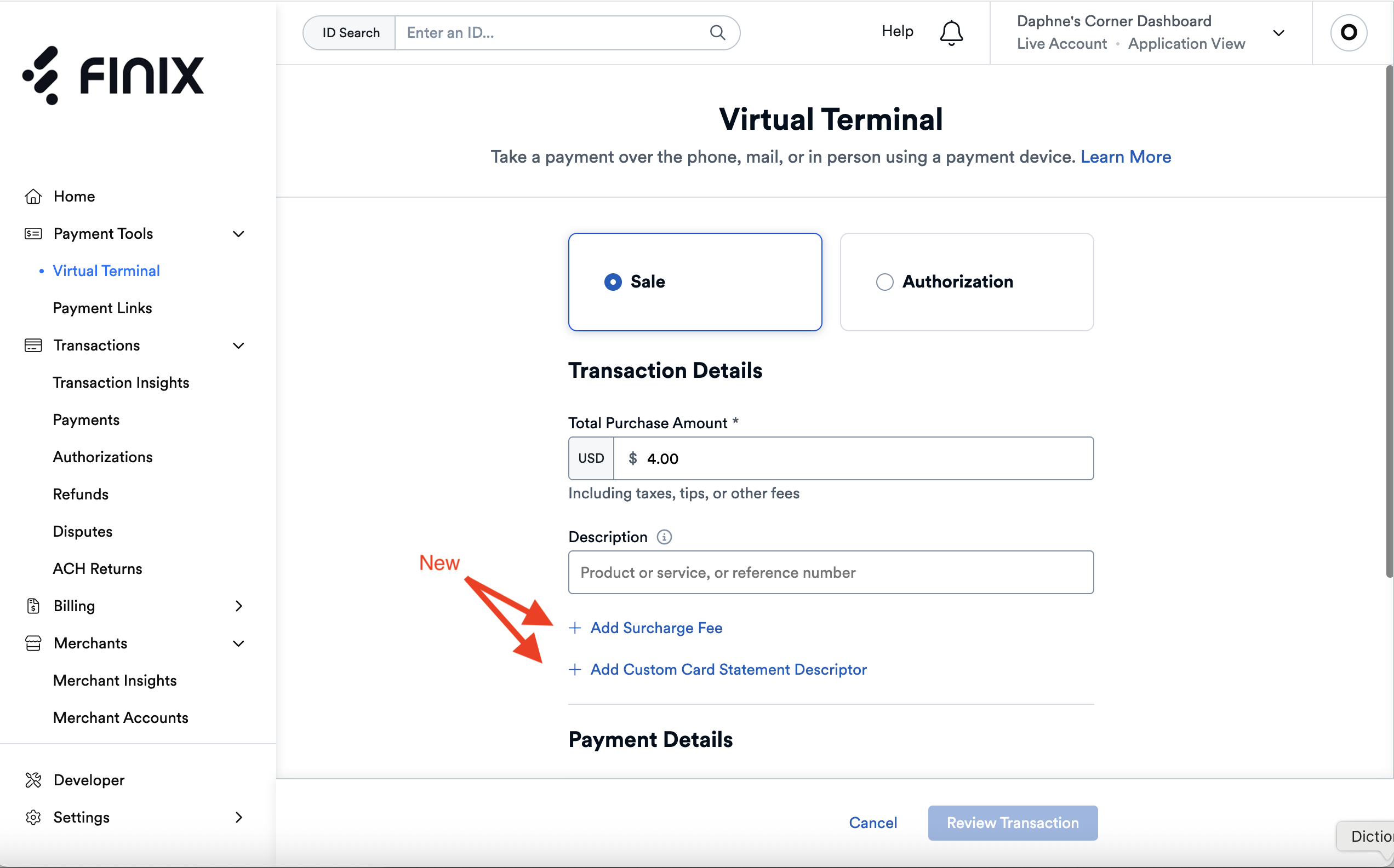 Virtual Terminal Updates