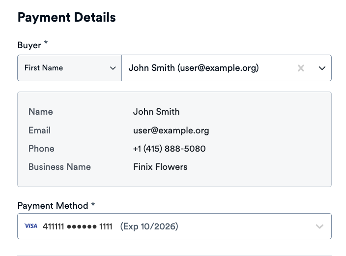 Virtual Terminal - Manually Enter Payment Details