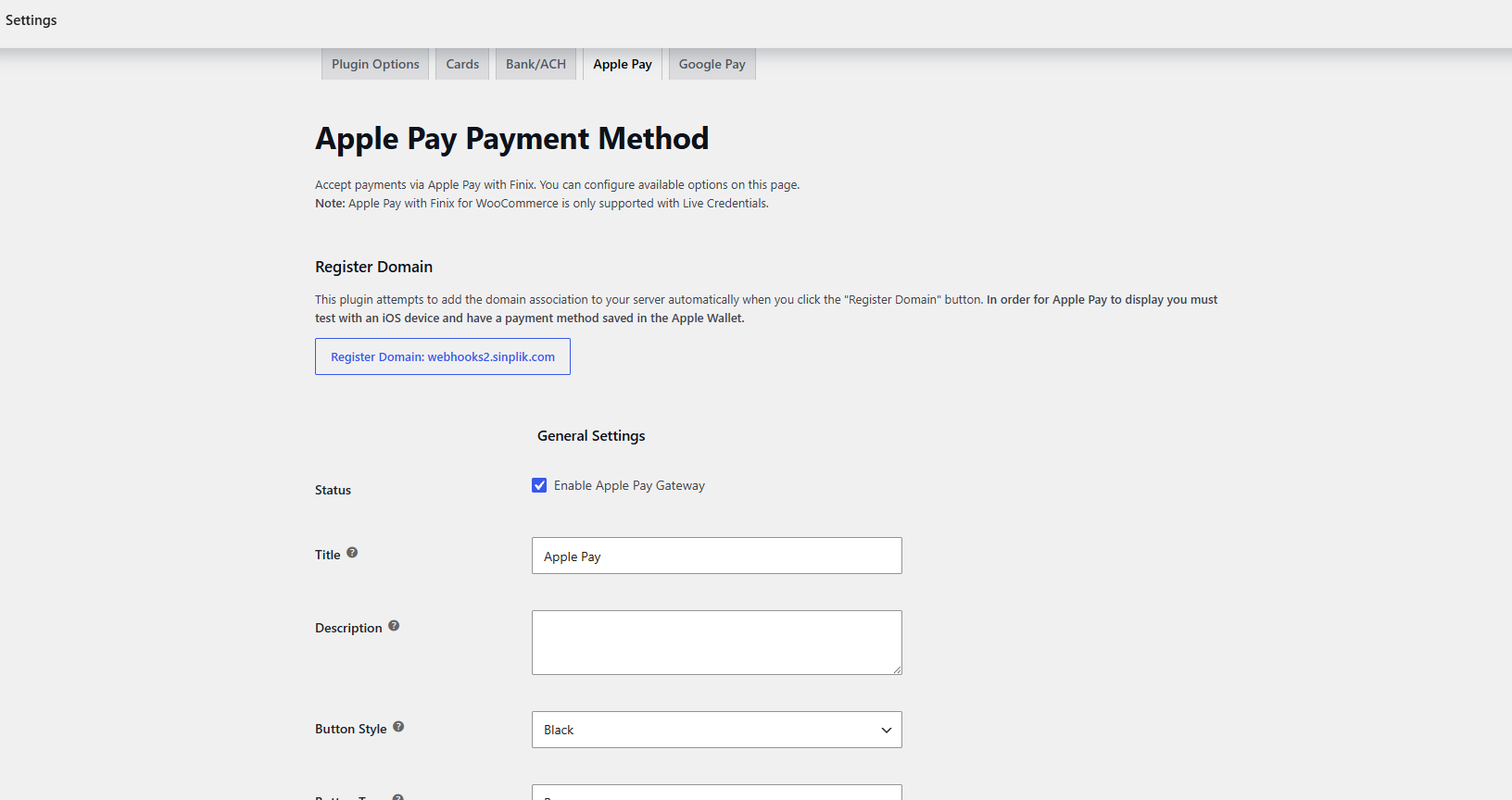 Add Web Domain modal with the verification file download
